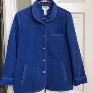 Talbot’s Corduroy Jacket, Blue,  Size S